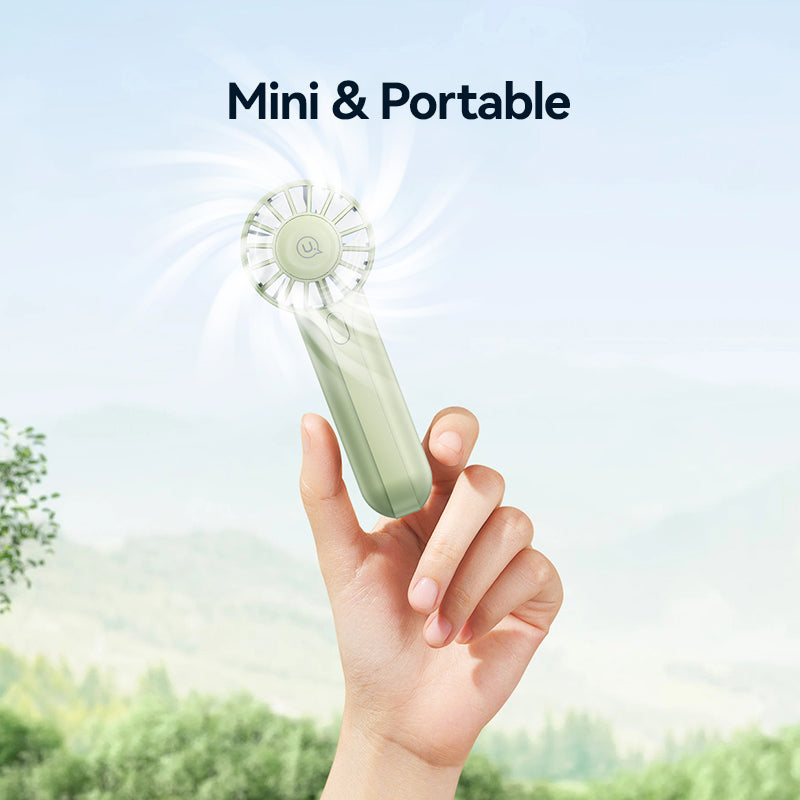 USAMS ZB288 Handheld Fan High Speed Desk Fan USB Rechargeable Portable Cooling Fan USAMS ZB288 Handheld Fan High Speed Desk Fan USB Rechargeable Portable Cooling Fan